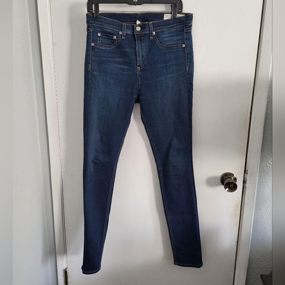 Rag & bone 10 inch high rise jeans in Bedford